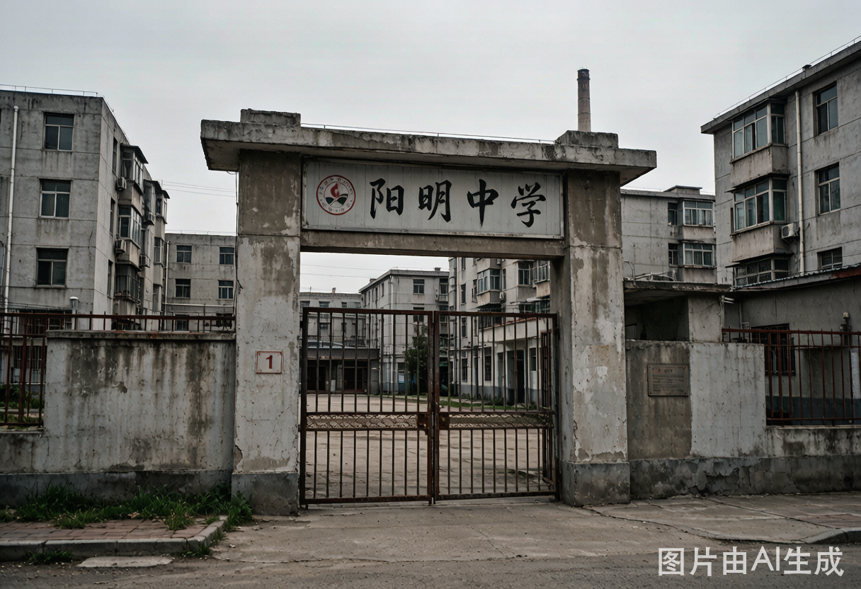 阳明中学校门